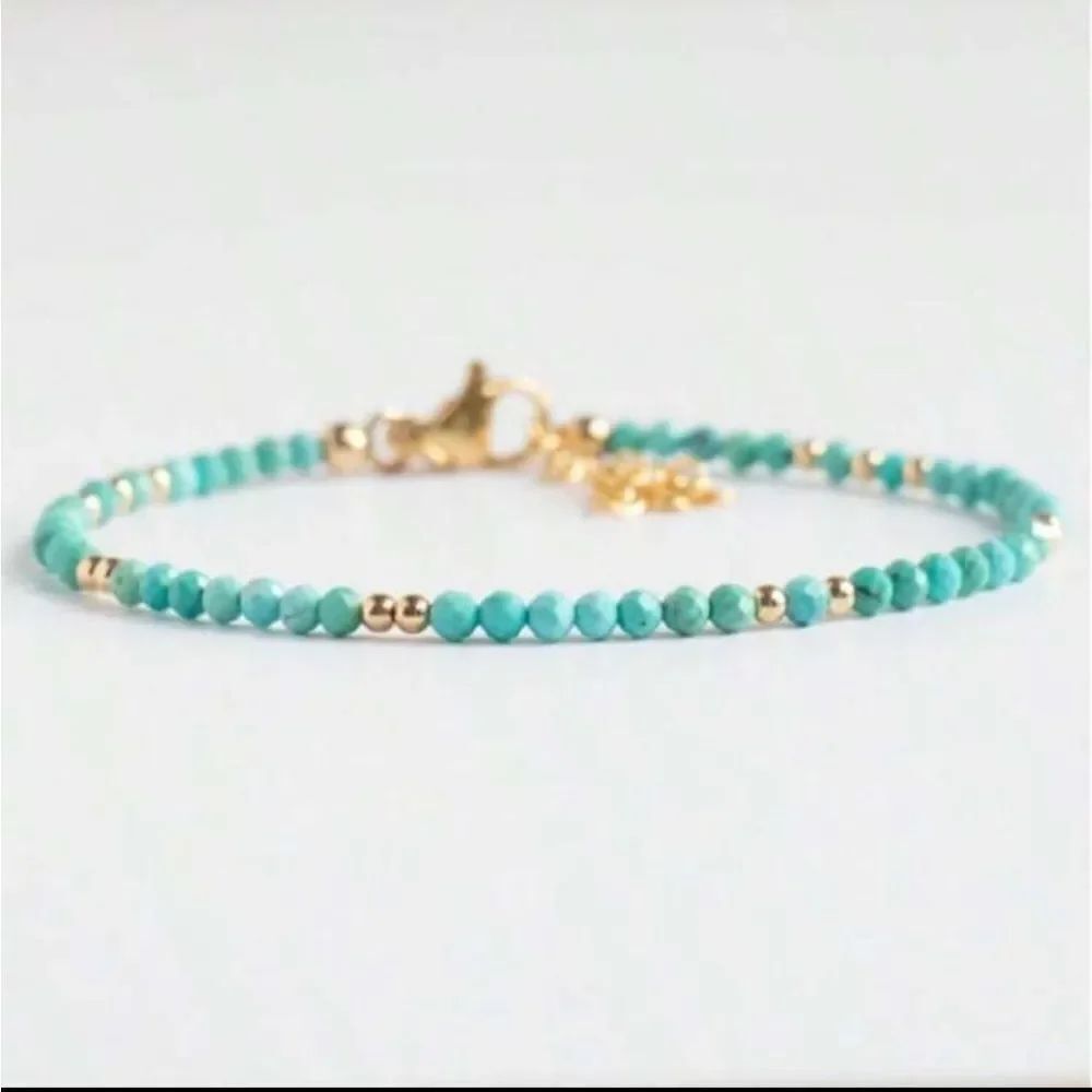 Turquoise Beaded Bracelet #1777